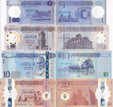 Libya Set 4 Pcs 1 5 10 20 Dinar 2019 2025 P 85 P NEW Polymer UNC