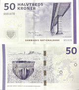 Denmark 50 Kroner 2016 P 65 h Sign Jensen & Sørensen UNC