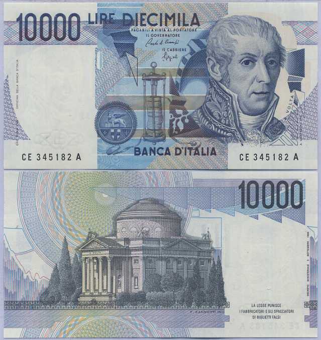 Italy 10000 Lire 1984 P 112 b CIAMPI Speziali UNC