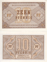Germany Federal Republic 10 Pfennig ND 1967 P 26 UNC
