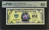 USA Disney 1 Dollar 2013 DIS 166 Prince Eric & Ariel Gem UNC PMG 65 EPQ