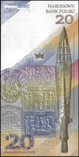 POLAND 20 Zlotych 2025 P 199 NEW Commemorative 1000th First King UNC With Folder