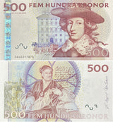 Sweden 500 Kronor 2003 P 66 b UNC, Carl XI Christopher Polhem
