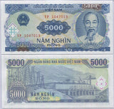 Vietnam 5000 Dong 1991 P 108 UNC