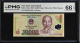 Vietnam 10000 Dong 2020 Polymer P 119 m Gem UNC PMG 66 EPQ