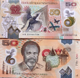 Papua New Guinea 50 Kina 2025 P 58 POLYMER Commemorative Butterfly Raggiana UNC