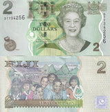 Fiji 2 Dollars 2011 P 109 b UNC