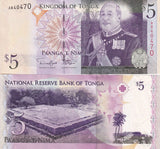 Tonga 5 Pa'anga ND 2009 (2012) P 39 b UNC