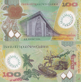 Papua New Guinea 100 Kina 2005 P 35 Polymer UNC
