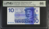 Netherlands 10 Gulden 1968 P 91 b Gem UNC PMG 66 EPQ
