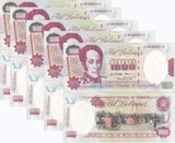 Venezuela 1000 Bolivares 1998 P 76 c UNC LOT 5 PCS Simon Bolivar ,Independence