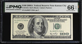 United States 100 Dollars USA 2006A P 528 J Kansas Gem UNC PMG 66 EPQ