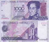 Venezuela 1000 Bolivares 1998 P 79 UNC , Simon Bolívar National Pantheon