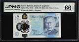 GREAT BRITAIN 5 Pounds 2023 ND 2024 P 398 a Gem UNC PMG 66 EPQ