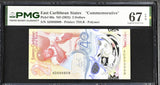 East Caribbean States 2 Dollars ND 2023 P 60 a 888809 Superb Gem UNC PMG 67 EPQ