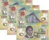 Papua New Guinea 100 Kina 2026 P NEW Polymer Comm. Sir Julius Chan LOT 3 UNC