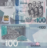 Ghana 100 Cedis 2022 P 50 UNC Parliament of Ghana, Accra