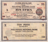 Philippines 10 Piso ND 1941 P S627 b UNC With Yellow Foxing