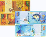 ABKHAZIA SET 2 PCS 10 50 Apsar 2024 2025 Commemorative P 3 P NEW UNC