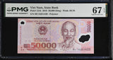 Vietnam 50000 Dong 2016 P 121 k Superb Gem UNC PMG 67 EPQ