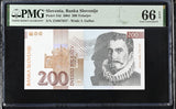 Slovenia 200 Tolajev 2004 P 15 d Gem UNC PMG 66 EPQ