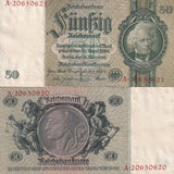 Germany 50 Reichsmark 1933 P 182 a AUnc