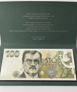 Czech Republic 100 Korun 2022 Commemorative BIG Note P 30 UNC With Folder