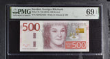 Sweden 500 Kronor ND 2016 P 73 Superb Gem UNC PMG 69 EPQ TOP POP