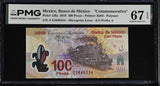 Mexico 100 Pesos 2010 P 128 a Commemorative Superb Gem UNC PMG 67 EPQ