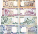 Cyprus Set 4 UNC 1 5 10 20 Pound 2023 - 2005 P 60 61 62 63