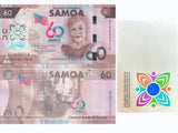 Samoa 60 Tala 2024 Commonwealth CHOGM Comm P 53 UNC With FOLDER