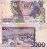 Saint Thomas & Prince 5000 Dobras 2013 P 65 UNC