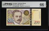 Georgia 200 Lari 2006 P 75 a Gem UNC PMG 66 EPQ WTM K. Choloashvili