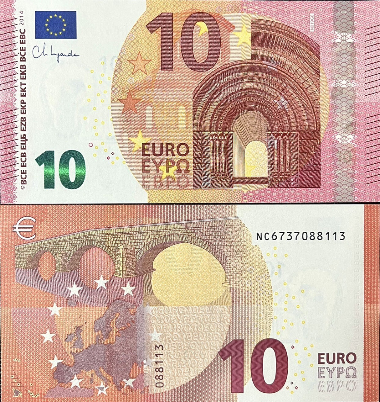 Euro 10 Euro Austria 2014 P 27 NC UNC