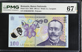 Romania 100 Leu 2025 P 121 o Polymer Superb Gem UNC PMG 67 EPQ