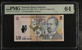 Romania 10 Lei 2005 P 119 a Polymer Choice UNC PMG 64