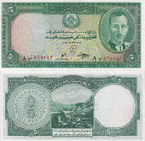 Afghanistan 5 Afghanis SH 1318 1939 P 22 Crisp But AUnc