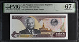 Laos 5000 Kip 1997 P 34 a Superb Gem UNC PMG 67 EPQ