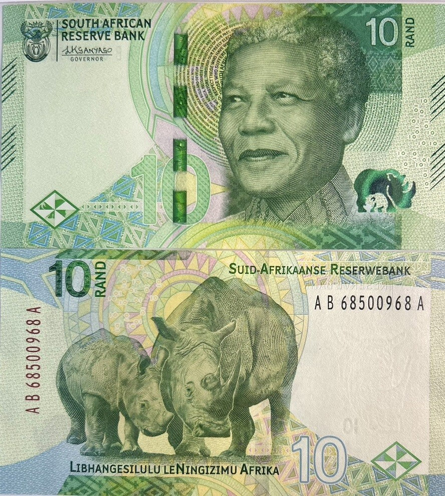 South Africa 10 Rand 2023 P 148 UNC