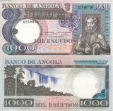 Angola 1000 Kwanzas 1973 P 108 UNC
