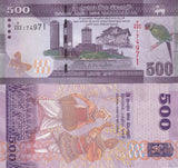 Sri Lanka 500 Rupees 2024 issue 2026 P 126 NEW Date & Sign UNC Dvithva Liya Vela