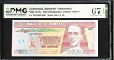 Guatemala 10 Quetzales 2019 P 123Ag Superb Gem UNC PMG 67 EPQ