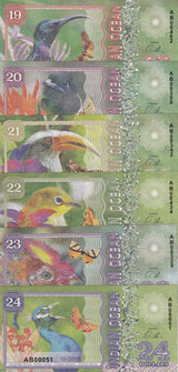 Indian Ocean set 6, 19 20 21 22 23 24 Dollars 2018 Fantasy