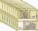 India 20 Rupees 2024 P 110 UNC NEW Date LOT 10 PCS