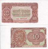 Czechoslovakia 10 Korun 1953 P 83 b UNC