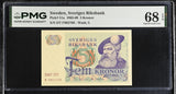 Sweden 5 Kronor 1967 P 51 a Superb Gem UNC PMG 68 EPQ