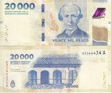 Argentina 20000 Pesos 2024 P 370 New Series UNC