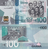 Ghana 100 Cedis 2019 P 50 UNC NR