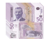 Serbia 50 Dinara 2011 P 56 a UNC LOT 5 PCS
