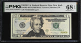 United States 20 Dollars USA 2017A P 546 B New York Superb Gem UNC PMG 68 EPQ
